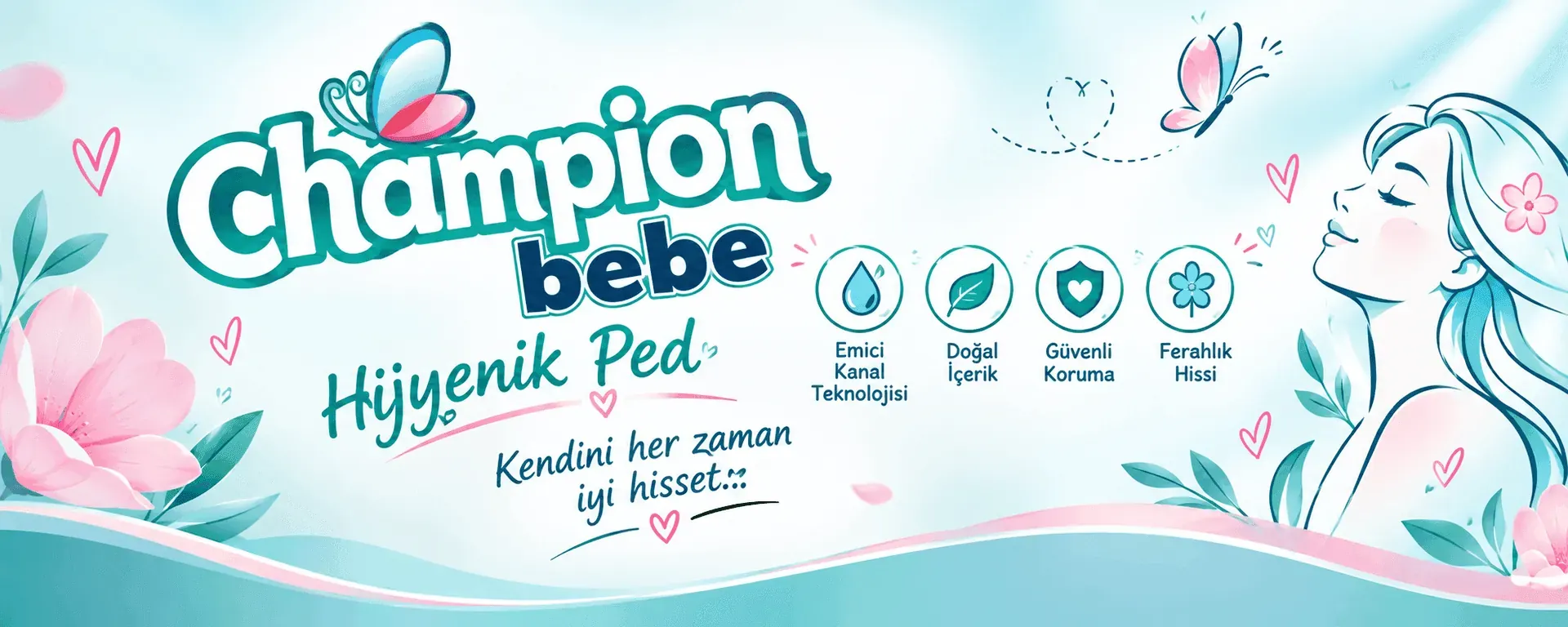 Champion Bebe - Hijyenik Ped Serisi
