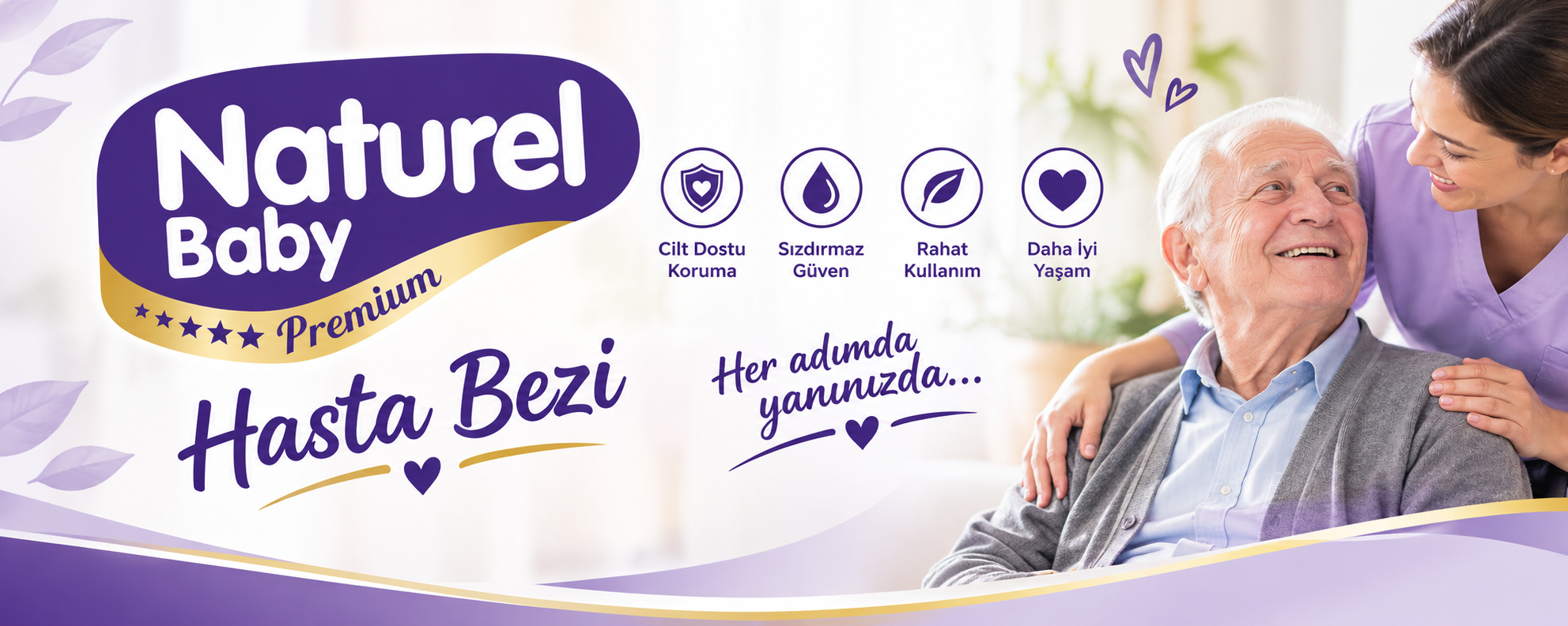 Naturel - Yetişkin Hasta Bezi Serisi